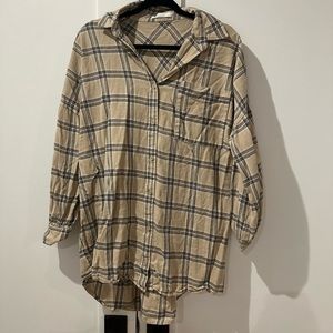 Oak and fort long  collar shirt